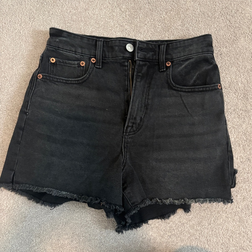 American Eagle Outfitters Black Jean Shorts